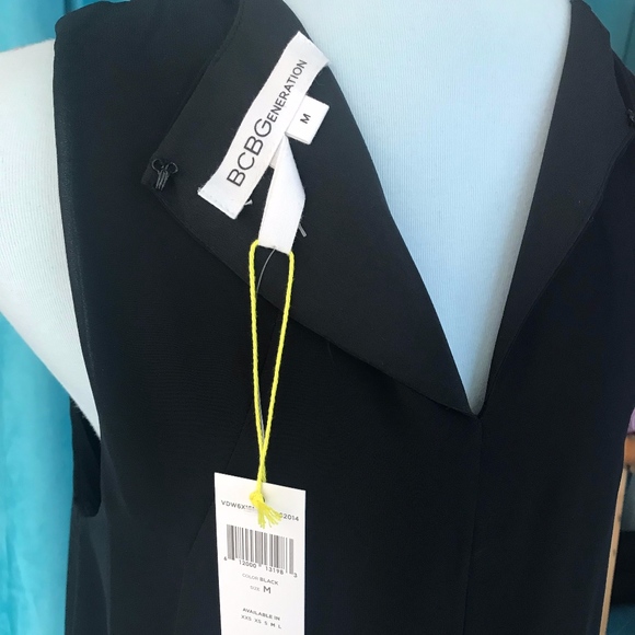 BCBG Generation Black flowing dress size M ....NWT - Picture 5 of 8